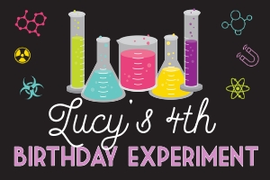 Science Pink Sign 36x24: Science Pink Sign Large