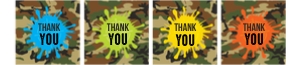Paintball Thank You Tag: Paintball Party Bundle