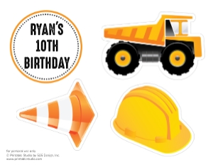 Construction Centerpieces design preview
