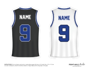 Basketball Centerpieces Blue design preview