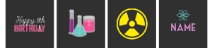 Science Pink Cupcake: Science Pink Party Bundle