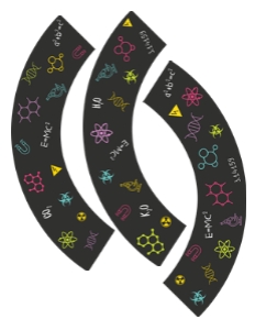 Science Pink Cupcake Wrapper: Science Pink Party Bundle