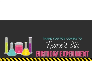 Science Pink Treat Bag: Science Pink Party Bundle