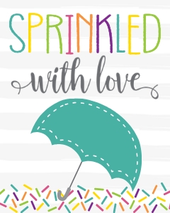 Sprinkle Baby Shower Quote Sign BB028: Sprinkle Baby Shower Signs Set Templates BB028 MASTER