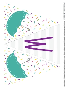 Sprinkle Baby Shower Banner BB028: Sprinkle Baby Shower Banner Template BB028 MASTER