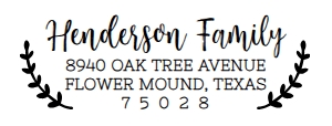 Return Address Label Final design preview