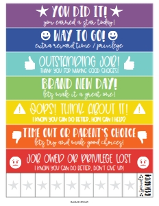 Behavior Chart: Behavior Chart