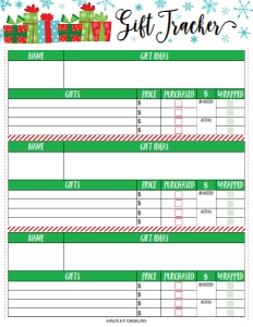 Holiday Planner: Holiday Planner Everyday Printable MASTER