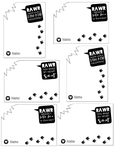Kid's Valentines design preview