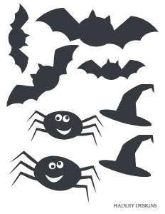 Classic Halloween Party Kit Icons Template CC004: Classic Halloween Party Kit Combined Package Template CC004 MASTER