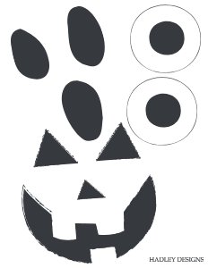 Classic Halloween Party Kit Balloon Face Shape Templates CC004: Classic Halloween Party Kit Combined Package Template CC004 MASTER