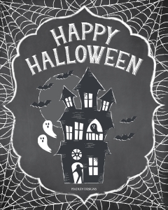 Classic Halloween Party Kit Party Sign Template CC004 16x20: Classic Halloween Party Kit Combined Package Template CC004 MASTER