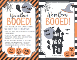 Classic Halloween Party Kit You've Been Booed Template CC004: Classic Halloween Party Kit Combined Package Template CC004 MASTER