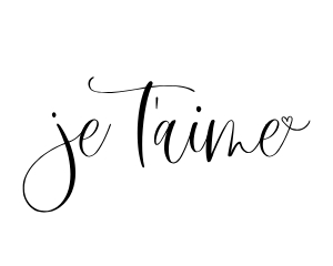 Je T'aime 1 HDMB001 20x16: je t'aime Home Decor Template  HDMB001 MASTER