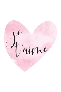Je T'aime 3 HDMB003 24x36: je t'aime Home Decor Template HDMB003 MASTER