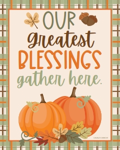 Fall Dinner Kit Party Sign Template CC005 MASTER design preview