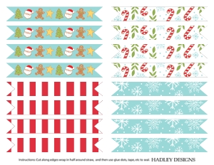 Cookie Exchange Party Kit Complate Package Template HP002 MASTER design preview