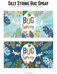 Family Campout Bug Spray Template CC012 design preview