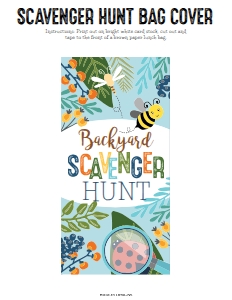 Family Campout Scavenger Hunt Template CC012 design preview