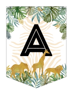 040HPA 14 B JUNGLE ABC design preview
