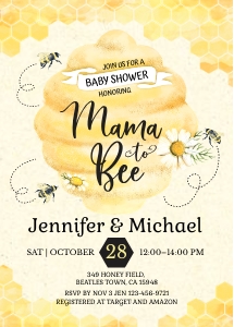 049HPA 04 Mama to BEE shower 5x7: 049HPA 04 Mama to BEE shower 5x7