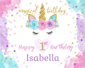 046HPA 06 A unicorn Backdrop 20x16 design preview