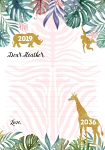 041HPA 17 Time Capsule message card: 041HPA 17 Time Capsule 8x10 sign