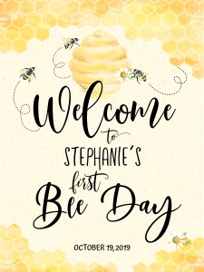 059HPA 18 Welcome sign Bee day 18x24: 059hpa 43 BUNDLE 01 18 12A 10A 23 15D