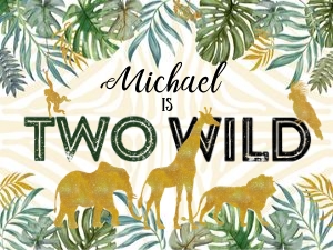 040HPA 24 D backdrop 24x18 TWO WILD design preview