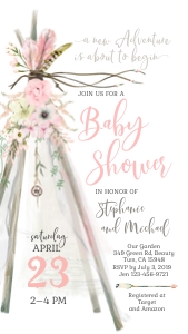 400HPA E106 01 TeePee Baby Shower design preview