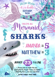 062HPA 01 Mermaids and Sharks 5x7 design preview