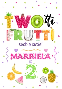028HPA 31 twotti frutti BDay juice bag: 028HPA 31 A twotti frutti BDay juice bag