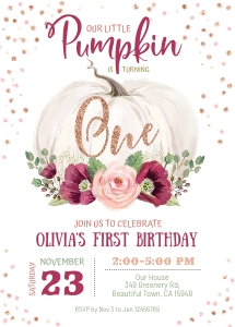 085HPA 01 Pumpkin ONE burgundy 5x7: 085HPA 01 Pumpkin ONE burgundy 5x7