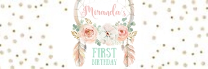 122HPA 32 A bubble bottle label 1st birthday design preview