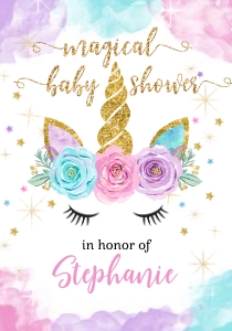 056HPA 31 A capri sun unicorn BABY Shower: 056HPA 31 A capri sun unicorn BABY Shower