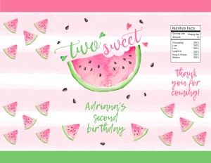 050hpa 18 C TWO Sweet Chips bag MELON pink design preview