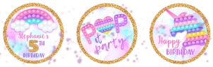 175hpa 38 C cupcake toppers 2x2 gold design preview