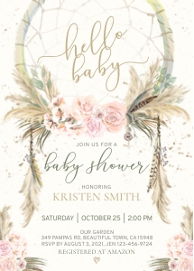 166hpa 03 pampas DC baby shower 5x7: 166hpa 03 pampas DC baby shower 5x7