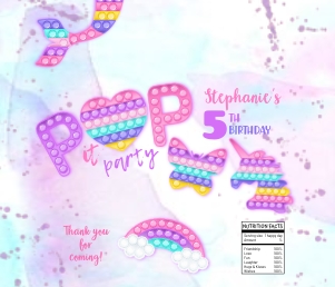 175hpa 36 E skittles pack POP it design preview