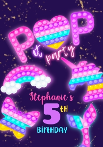 175hpa 31 L juice label POP it neon glow: 175hpa 31 L juice label POP it neon glow