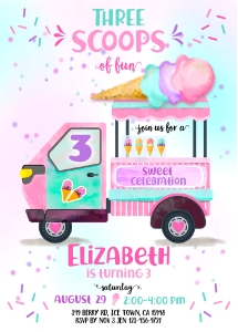 118hpa 06 Ice Cream Truck 5x7 BDay design preview