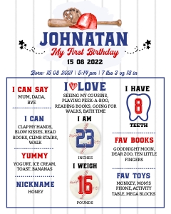 191hpa 11 Milestone poster 16x20 baseball ONE design preview