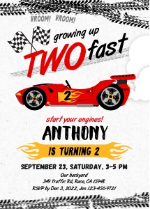 197hpa 01 race car invitation 5x7 design preview