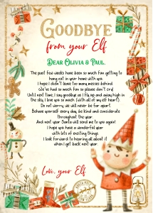 205hpa 06 D Elf boy GOODBYE letter 5x7 vignette design preview