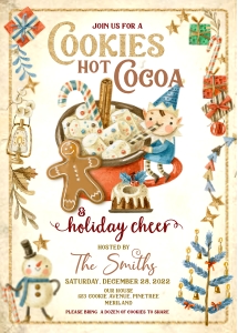 205hpa 21 D Christmas party invitation: 205hpa 21 D Christmas party invitation