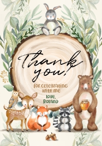093hpa 10 A Thank you card: 093hpa 10 A Thank you card