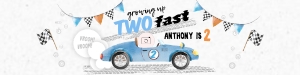 212hpa 12 B car blue water bottle label 2x8 photo option design preview