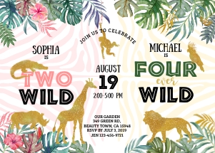 040hpa 74 JUNGLE TWo wild girl FOUR wild boy: 040hpa 74 JUNGLE TWo wild girl FOUR wild boy