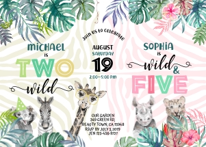 124hpa 63 safari joint boy TWO girl FIVE design preview