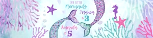 060hpa 19 G mermaid tail joint sisters bottle label lilac 8x2 design preview